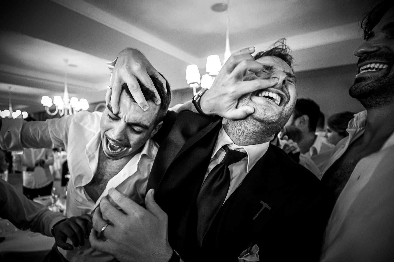 Festa sposo bianco e nero